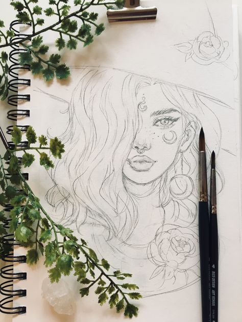 #witch #witchywoman #witchcraft #sketchbook Drawing Witchcraft, Wiccan Art Drawing, Witches Drawing Aesthetic, Witchcraft Painting, Witch Drawing Aesthetic, Witchcraft Art Drawing, Witchcraft Drawing, Wiccan Drawings, Witch Drawing Reference