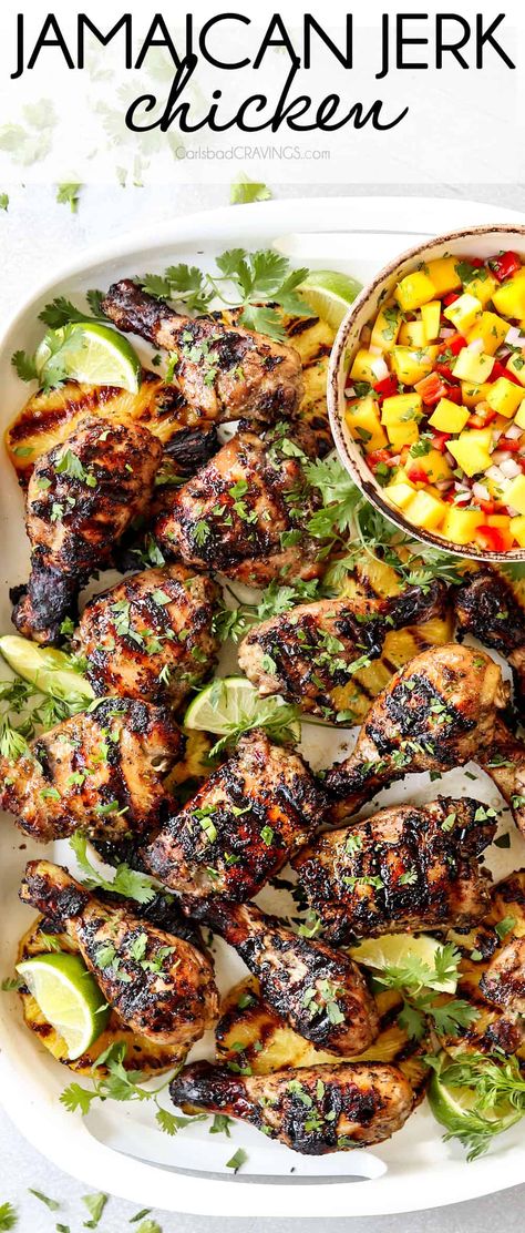 Jerk Chicken Dinner, Jerk Chicken Seasoning, Jamaican Jerk Chicken Recipe, Jerk Chicken Marinade, Summer Crockpot, Jerk Chicken Recipe, Summer Crockpot Recipes, Jamaican Jerk Chicken, Gunny Sack