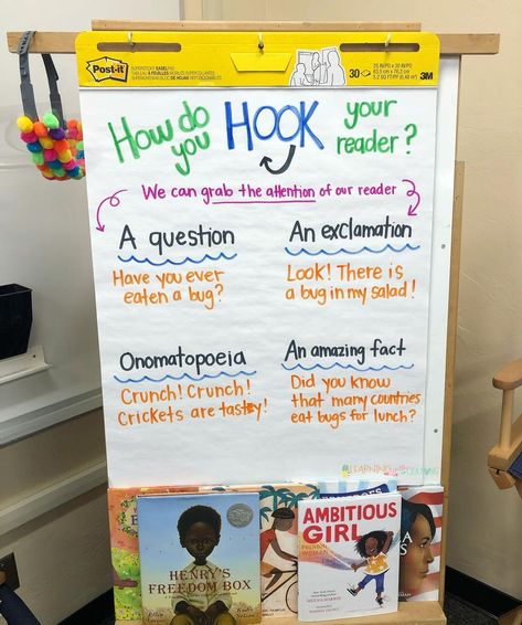 🪝📝HOOK YOUR READER! This week, we are working on an opinion writing piece. Today we talked about why ‘hooks’ are so important to have in o… | Instagram Hooks For Informational Writing, 3rd Grade Opinion Writing, Writing Anchor Charts 2nd, Opinion Writing Anchor Chart 3rd Grade, Writing Introductions Anchor Chart, Opinion Writing Anchor Charts, Teaching Opinion Writing, Writing Hooks, Fourth Grade Writing