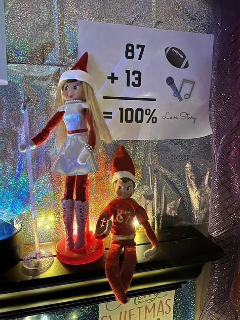 Elf On A Shelf Taylor Swift, Elf Ideas With Barbies, Taylor Swift Themed Elf On The Shelf, Elf Taylor Swift Ideas, Elf Taylor Swift, Elf On The Shelf Taylor Swift Ideas, Elf On The Shelf Ideas Taylor Swift, Elf On The Shelf Taylor Swift, Cool Elf On The Shelf Ideas