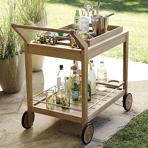 Tangkula Outdoor Acacia Wood Serving Cart, Patio Bar Cart Rolling Trolley Cart with 2 Trays, Portable Kitchen Serving Cart w/Wheels, Ideal for Business, Dining Room, Garden, Patio (Teak) Food Serving Trolley, Bar Cart Outdoor, Home Bar Storage, Cute Bar Cart, Food Trolley, Wood Cart, Wood Bar Cart, Diy Bar Cart, Patio Decor Ideas