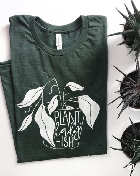 Plant Tshirt Ideas, Plant T Shirt Designs, Plant Graphic Tee, Plant Lady Shirt, Funny Plant Shirts, Plant Tshirt Design, Plant Shirt Design, Cool Tshirt Designs Graphic Tees, Spring Tshirt Design