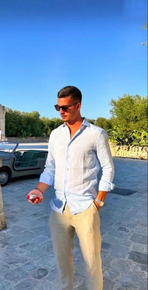 Mens Cruise Outfits, Wedding Guest Outfit Men, Outfit Cowok, Money Clothes, Smart Casual Menswear, Clean Fashion, Spring Outfits Men, Vegas Outfit, Jumpsuit Chic