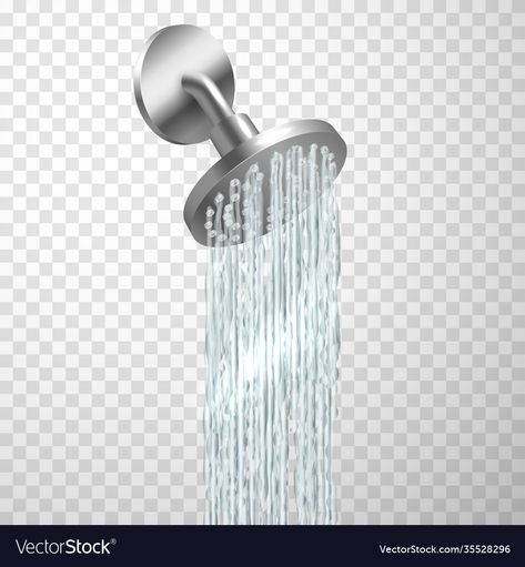 Rain Home, Pouring Rain, Shower Head, Bathroom Shower, Shower Heads, Png Images, Adobe Illustrator, Vector Images, Vector Illustration