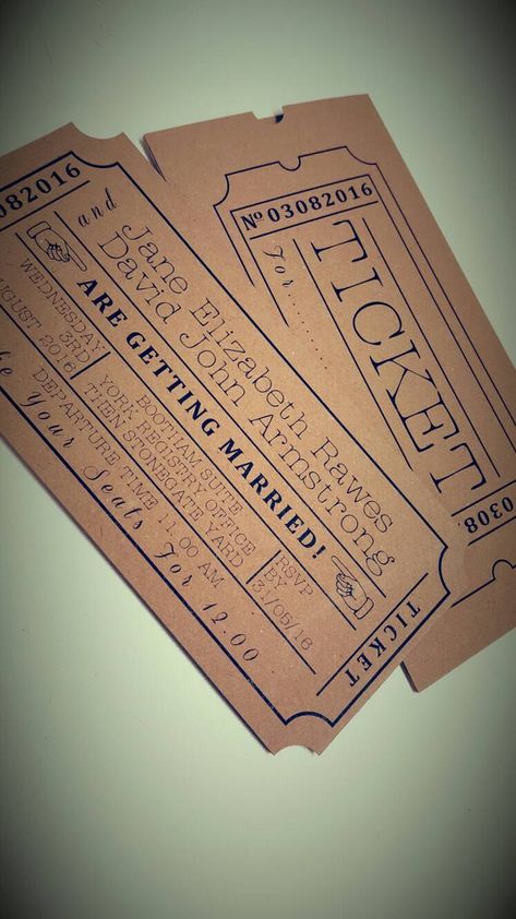 Bus Ticket, Stars Wedding Invitations, Vintage Bus, Bus Tickets, Ticket Invitation, Tear Off, London Bus, Wedding Stickers, Star Wedding