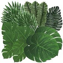 Safari Party Decorations, Artificial Palm Leaves, Sophia Lee, Natural Nursery, Hawaiian Luau Party, Faux Leaf, Wedding Wall Decorations, Safari Jungle, Artificial Leaf