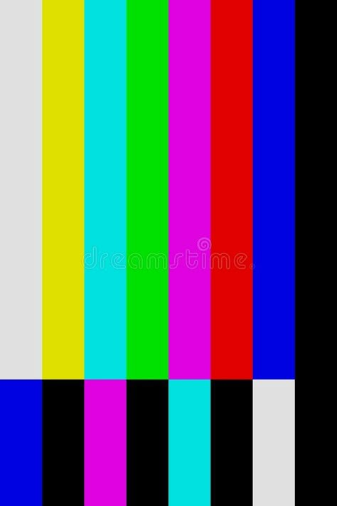 Color Bars Tv Off Air Screen. Illustration #Sponsored , #PAID, #ad, #Bars, #Illustration, #Screen, #Color Off Air Tv Screen, Color Bar Tv, Tv Color Bars, Screen Illustration, Persona Ideas, Tv Static, Logo Tv, Ipad Inspo, No Signal