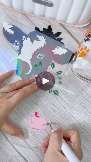 16K views · 285 reactions | 🐄 DIY a one-of-a-kind cow print outfit! 🎨✨ Let your creativity run wild and make something totally unique with Likcut! 
#diy  #CreativeFashion #Likcut #cow | By Likcut | Facebook Cow Print Outfit, Cow Print, Creative Fashion, Cow, Cricut, Let It Be