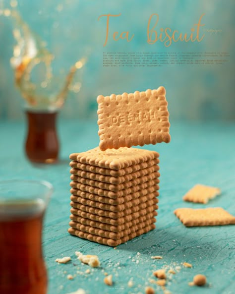 Biscuit Advertising Creative, Biscuit Photography Food Styling, Wheat Biscuits, Cookie Shots, Cookies Light, Food Photography Dessert, Cookies Branding, Creative Advertising Photography, French Cookies