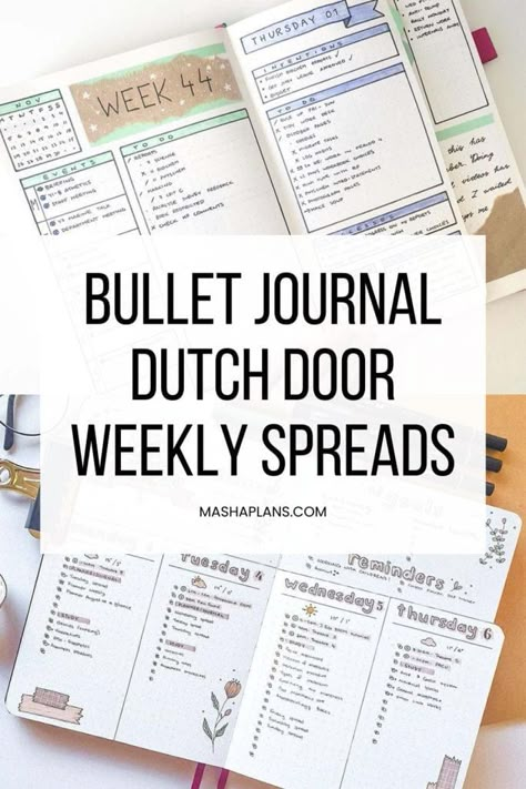 Looking for bullet journal weekly ideas to elevate your planning game? Discover 19 inspiring bullet journal weekly spread designs featuring the innovative Dutch door technique. These bujo weekly spread inspirations are perfect for keeping your weekly log organized and stylish. These bullet journal weekly spread Dutch door designs offer something unique to try. Click through to explore the creative possibilities and get inspired for your next journal entry! Bullet Journal Dutch Door Ideas, Bujo Weekly Spread Ideas, Weekly Bullet Journal Layout, Weekly Spread Bullet Journal, Bullet Journal Week, Weekly Log, Journal Weekly Spread, Bujo Weekly Spread, Journal Weekly