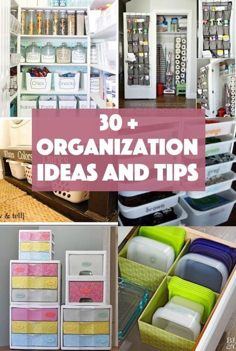 We've compiled 30 + organization ideas to help you feel more organized and accomplished throughout the day. Keep your home tidy with these awesome tips! #organize #orginazation #playroom #kitchen #DIY #clean #organizationideas #newyears #resolutions #checklist #crafttips #roundups #organizingtips Baking Organization, Playroom Kitchen, Organization Skills, Organizing Time, More Organized, Kitchen Diy, Declutter Your Home, Home Organization Hacks, Small Organization