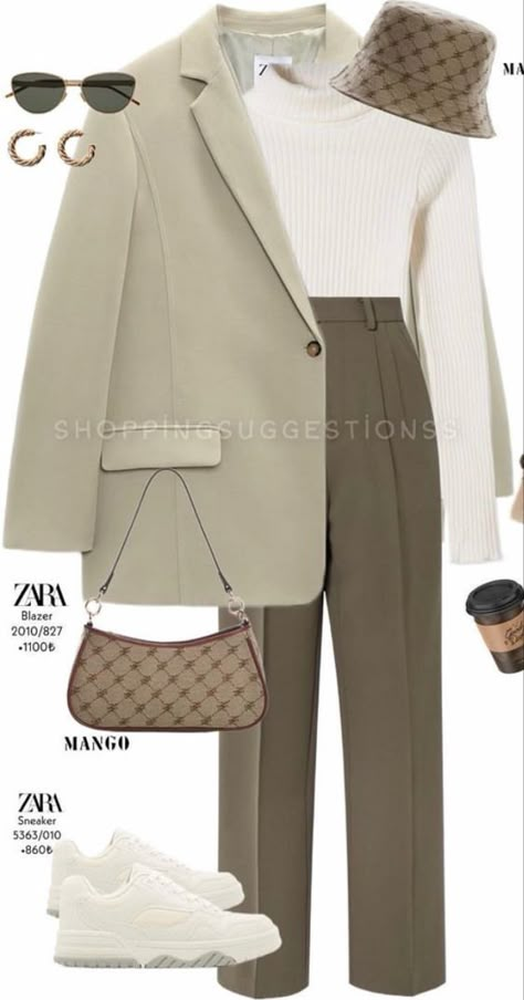 Trendy Outfits For Women, Fall Trends Outfits, Hijabi Outfits Casual, Everyday Fashion Outfits, Classy Work Outfits, Stylish Work Outfits, Boutique Fashion, Outfits For Women, Casual Chic Outfit