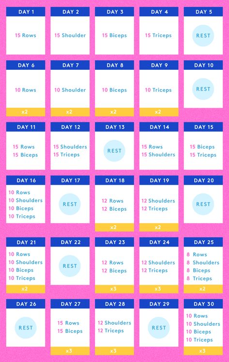 This 30-Day Upper-Body Challenge Will Transform Your Arms & Shoulders #refinery29 https://www.refinery29.com/en-gb/upper-body-arm-shoulder-workout-challenge 30 Day Arm Challenge, Arm Workout Challenge, 30 Day Arm, Belly Challenge, Month Workout Challenge, Arm Challenge, Mango Avocado Salsa, 30 Day Fitness, Body Challenge