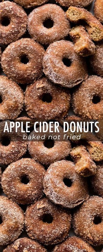 Baked Donuts Recipe, Cider Donuts Recipe, Apple Cider Donuts Recipe, Apple Cider Donuts Baked, Homemade Donuts Recipe, Apple Cider Recipe, Baked Donut Recipes, Donuts Recipe, Cider Recipe