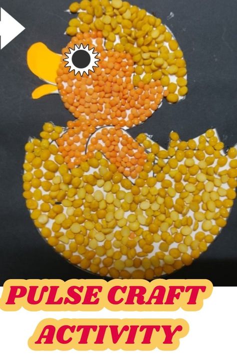 Seed Crafts For Kids, Clay Activity, Project For School, Seed Craft, Duck Crafts, Egg Craft, Egg Crafts, Little Duck, Art N Craft