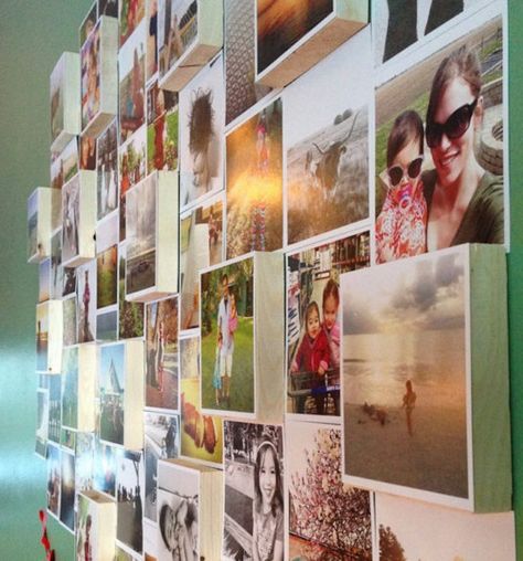 magically-mundane Instagram Projects, Photo Polaroid, Wall Of Fame, Instagram Prints, Decoration Photo, 3d Photo, Photo Blocks, Wall Gallery, Office Wall