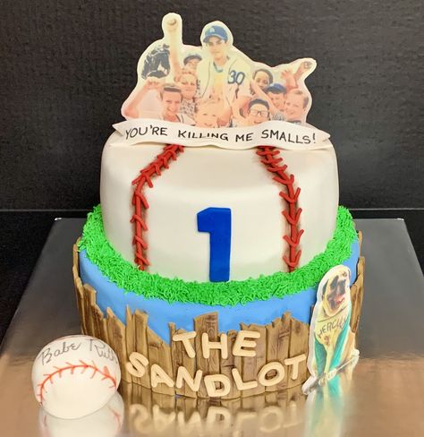 The Sandlot Birthday Cake, Sandlot Birthday Cake, Sandlot Cake, Sandlot Birthday, The Sandlot Kids, Benny Rodriguez, Benny The Jet Rodriguez, Duck Cake, Killing Me Smalls