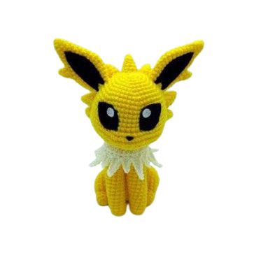 Jolteon Crochet Pattern Free, Crochet Jolteon, Crochet Pokemon, Amigurumi Elephant, Free Amigurumi Patterns, Soft Toys, Amigurumi Free, Amigurumi Free Pattern, Crochet Patterns Amigurumi