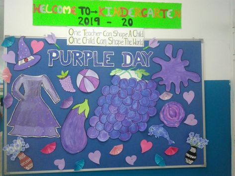 Purple Day Celebration In Preschool, Purple Day Decoration For Preschool, Purple Day Activities For Kids, Colour Activities, Color Activities For Toddlers, Purple Day, Wallpaper Flowers, Preschool Art Activities, National Symbols