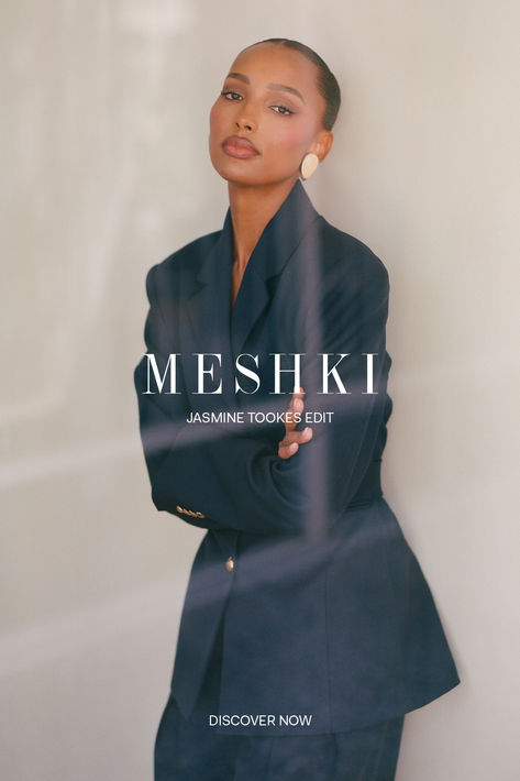 Capsule Wardrobe Basics, Jasmine Tookes, Blazer Outfit, High Neck Sleeveless, Pinterest Ads, Long Sleeve Maxi, Swimwear Sale, Sleeveless Maxi Dress, Work Attire