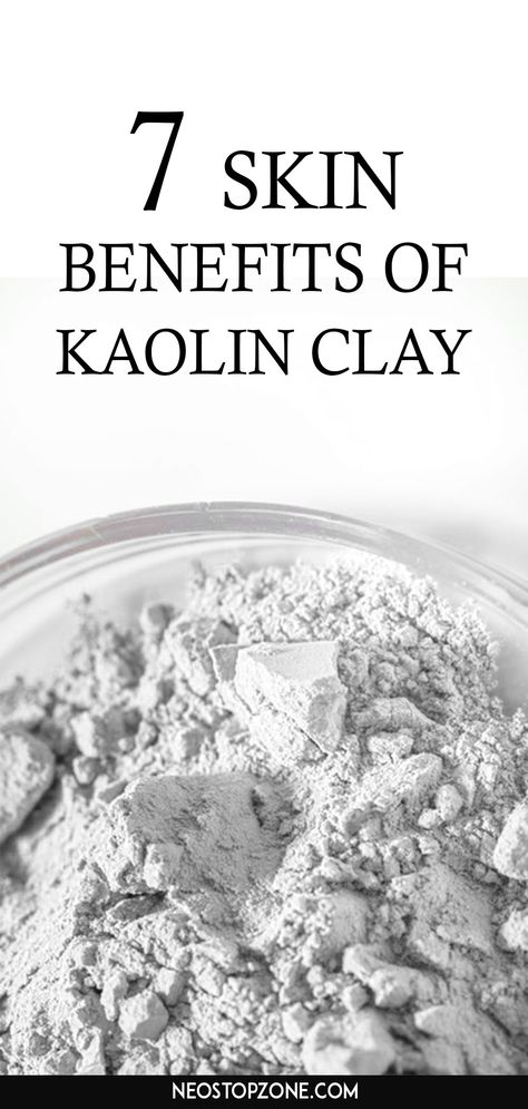 Are you looking for a natural ingredient that can serve many skincare purposes? Kaolin clay may be your one-stop solution All of these natural ingredients filled with essential minerals can be used as cleansers, exfoliators, and even masks Scroll down to know the benefits of kaolin clay offering to make your skin healthy and glowing Kaolin Clay is considered to be one of the Gantlet Facial Clay. It contains kaolinite, a mineral containing layered silicate. While the mineral is found worldw..... Kaolin Clay Mask Recipe, Kaolin Clay Benefits, Clear Skin Care Routine, Clay Hair Mask, Kaolin Clay Mask, White Clay Mask, Skincare Guide, Avocado Face Mask, Honey Face Mask