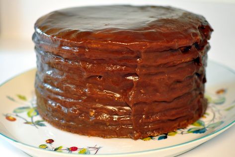 Alabama Chocolate Little Layer Cake | 12 Layer Cake | Gastronomy 12 Layer Chocolate Cake Recipe, 7 Layer Cakes, Chocolate Cake Icing, Chocolate Icing Recipes, Chocolate Layer Cake Recipe, Layer Chocolate Cake, Chocolate Cake From Scratch, Easy Cakes To Make, Southern Cake