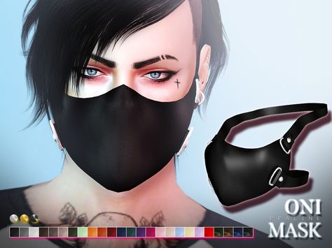 Mask in 75 colors, under hats. All genders.  Found in TSR Category 'Sims 4 Female Hats' Sims 4 Cc Villain Clothes, Sims 4 Cc Face Mask, Sims Overlay, Sims 4 Dragon, Sims4 Mod, Creative Face Mask, Villain Clothing, Breathing Mask, Dragon Mask