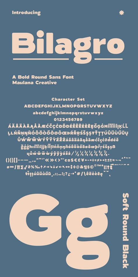 Round Font Logo, Bold Font Logo Design, Round Sans Serif Fonts, Bold Sans Serif Fonts, Glyphs Typography, Humanist Typeface, Chunky Typography, Round Typography, Fonts Bold