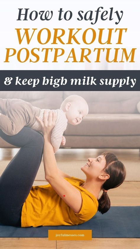 Are you a new mom who wants to safely lose weight while breastfeeding? Vigorous postnatal workouts could affect your milk supply, but not to the extent you might think. We're explaining why breastfeeding moms experience decrease in milk supply when doing postpartum workouts and what to do if you're experiencing lower milk supply due to working out after having a baby. Learn how to work out postpartum so you don't affect your milk supply. These are safe post-baby workout tips! Postpartum Workout Breastfeeding, Workout Postpartum, New Mom Workout, After Baby Workout, Postpartum Workout Plan, Postpartum Workouts, Post Pregnancy Body, Post Baby Workout, How To Work Out