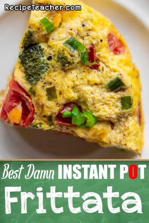 Easy Frittata, Instant Pot Breakfast, Breakfast Frittata, Veggie Frittata, Vegetable Frittata, Easy To Make Breakfast, Frittata Recipes, Easy Breakfast Recipes, Fresh Broccoli