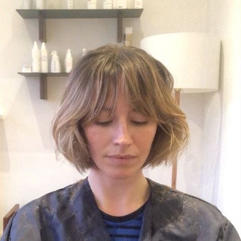 The Hair Bros on Instagram: "The Parisian Bob. One of our most sought after hair cuts since the beginning of The Hair Bros. The Parisian Bob for our lovely friend @eugeniescrase. Our August booking will go live at 4pm! #thehairbros @thehairbros" Parisian Bob Square Face, The Hair Bros Bob, Parisian Bob With Bangs, The Hair Bros, Parisian Short Hair, Parisian Bob Round Face, French Bob Blonde, French Bob Straight Hair, Kim Hairstyles