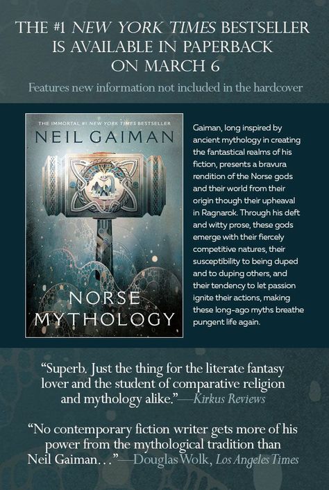 Neil Gaiman Norse Mythology, Norse Myth, Norse Pagan, Creation Story, Ancient Mythology, American Gods, Audible Books, Neil Gaiman, Norse Mythology