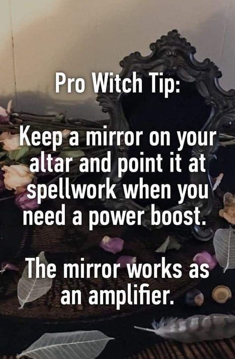 What Is Mirror Magick, Mirrors In Witchcraft, Mirror Locking Spell, Mirror Magic Spells, Mirror Magick, Mirror Magic, Witchcraft Spells For Beginners, Witch Tips, Good Luck Spells