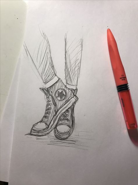 #converse #art #shoes #drawing Side Shoes Drawing, Drawing Converse Shoes, Converse Shoes Drawing Sketches, Converse Drawing Sketch, Art Shoes Drawing, How To Draw Converse, Easy Shoe Drawing, Converse Drawing Reference, Converse Art Drawing