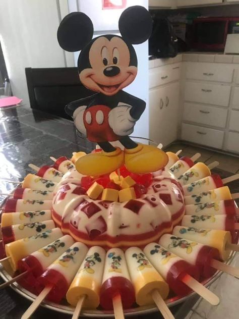 Mickey Mouse Jello, Mickey 1st Birthdays, Fiesta Mickey Mouse, Christmas Crafts For Toddlers, Mickey Birthday, Mickey Party, Mouse Party, Mickey Mouse Party, Kids Cartoon