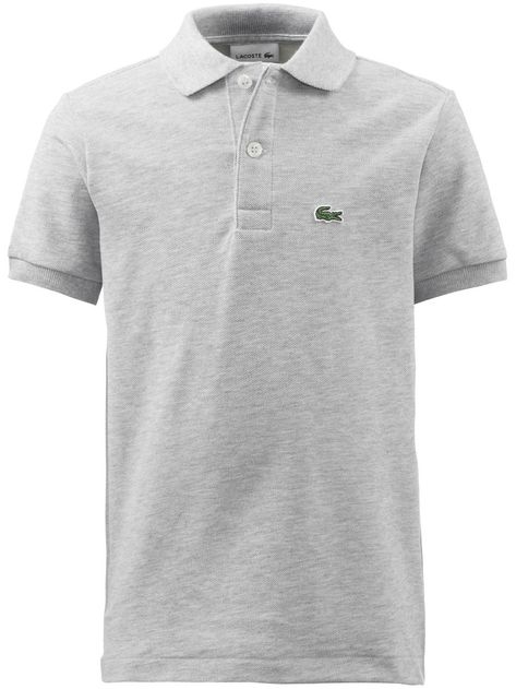 Lacoste Clothing, Club Accessories, Lacoste T Shirt, Polo Lacoste, Lacoste Polo Shirts, Grey Polo Shirt, Shirt For Boys, Lacoste Polo, Dapper Men