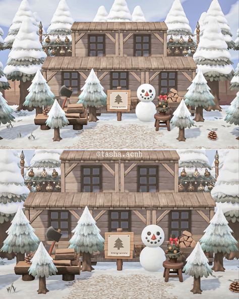 Acnh Western, Acnh Christmas Code, Acnh Winter, Acnh Christmas, Cottagecore Winter, Winter Cottagecore, Acnh Inspiration, Acnh Cottagecore, Animals Crossing