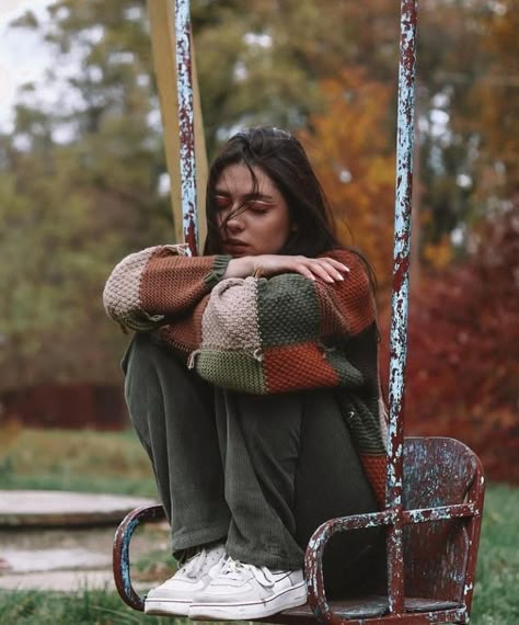 Playground Photography, Creepy Photos, Creative Photoshoot Ideas, Model Poses Photography, Portrait Photography Poses, Shooting Photo, Cinematic Photography, Creative Portraits, Pose Reference Photo