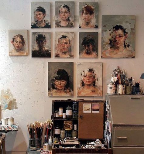 Inspiring Studio Spaces | sfgirlbybay | Bloglovin’ Studio Seni, Ruangan Studio, Tori Vega, Graphisches Design, Artist Aesthetic, Cat Valentine, Arte Inspo, Arte Sketchbook, Wow Art