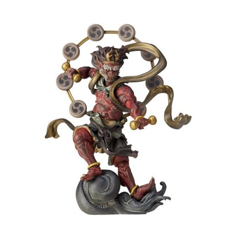 KT Project KT-EX05 Takeya Style Jizai Okimono Raijin (Red) Raijin God, Shinto Gods, Raijin Tattoo, Japanese Statues, Japanese Statue, Ancient Tattoo, Lego Pictures, Tattoo Meaning, Yamaguchi