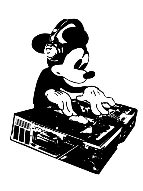 Mickey Mix Master Mickey Mouse Cool Art, Cartoon Dj Art, Dj T Shirts Design, Dj Graphic Design, Dj Art Design, Dj Inspiration, Dj Cartoon, Dj Illustration, Dj Wallpaper