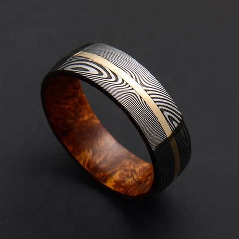 Damascus Rings For Men, Damascus Wedding Band Men, Damascus Wedding Band, Steel Wedding Rings, Damascus Steel Wedding Band, Ring Leader, Stainless Steel Wedding Ring, Wedding Band Engagement Ring, Damascus Ring