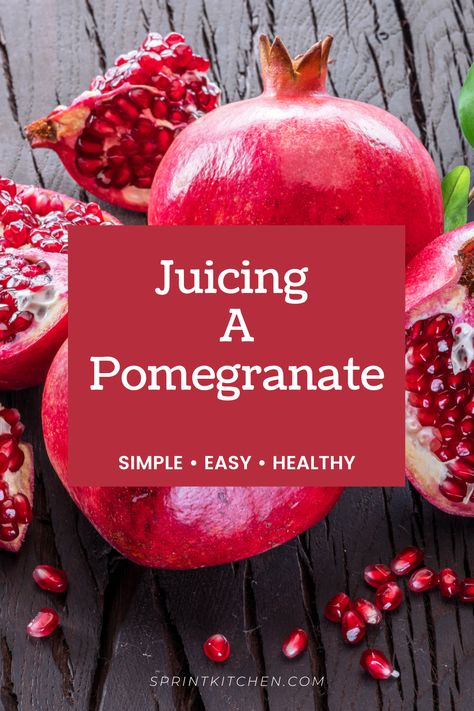 Juicing Pomegranate How To, Pomegranate Juice Recipe Healthy, How To Juice A Pomegranate, Pomagranet Juice Recipes, How To Make Pomegranate Juice, Fresh Pomegranate Recipes, Pomegranate Water, Fresh Pomegranate Juice, Diy Juice