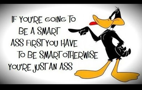 Daffy Duck Quotes, Looney Tunes Funny, Duck Quotes, Motorcycle Humor, Funny Day Quotes, Funny Cartoons Jokes, Funny Quotes Sarcasm, Good Morning Funny, Funny Joke Quote