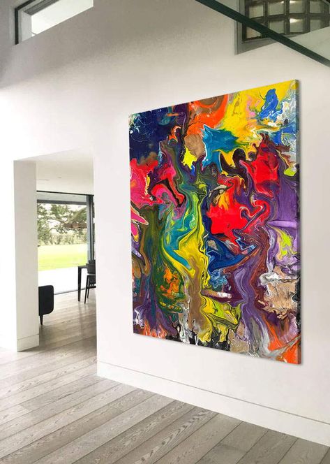 Colourful Abstract Art, Acryl Painting, Original Modern Art, Contemporary Art Canvas, Beautiful Abstract Art, Original Paintings For Sale, Art Paintings For Sale, Colourful Abstract, New Painting