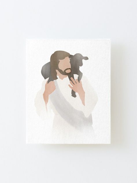 Jesus Christ Lds Art, Jesus Watercolor Painting, Jesus Painting Easy, Jesus Watercolor, Christian Canvas Art, Jesus Christ Lds, Mormon Art, Pictures Of Christ, Lds Art