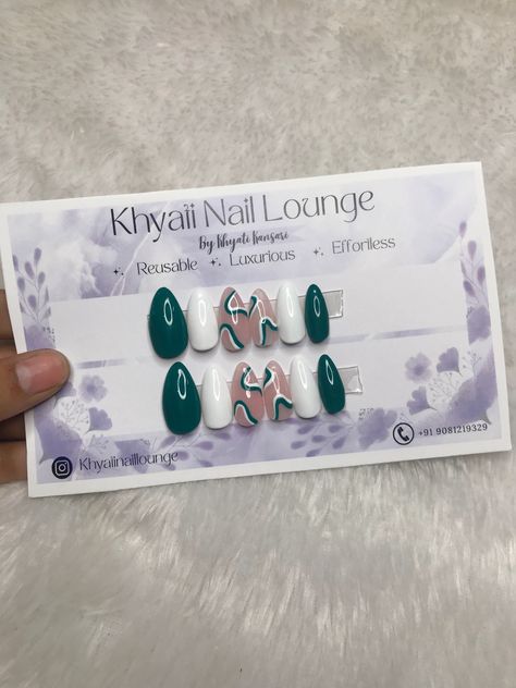 Press On Nails Packaging Ideas, Shell Nails, Business Nails, Nail Art Diy Easy, Nail Tip Designs, Fake Nails Designs, Nail Design Video, Insta Captions, Subtle Nails