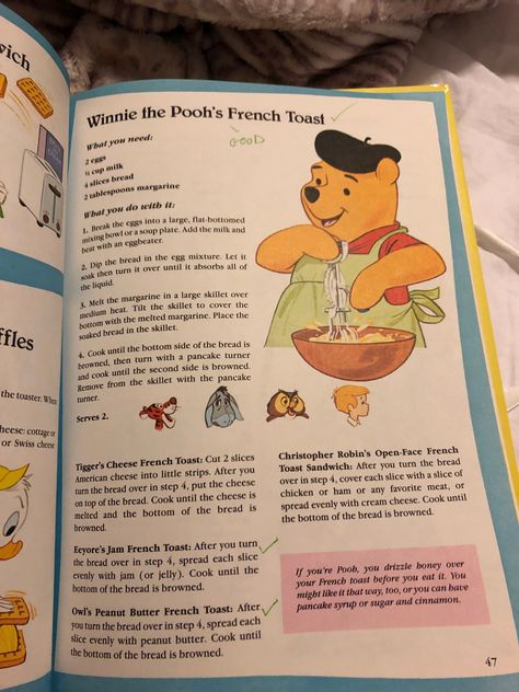 Recipes From Cartoons, Pixar Recipes, Disney Food From Movies Recipes For, Disney Princess Cookbook Recipes, Uni Recipes, Cartoon Recipe, The Disney Princess Cookbook, Disney Cookbook, Fiction Food