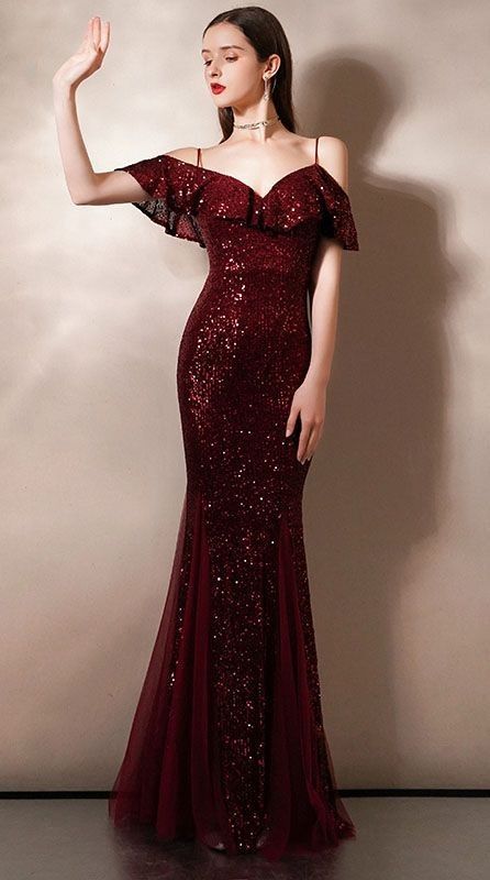 Fish Cut, Bling Dress, Velvet Dress Designs, Blouse Casual Fashion, Myanmar Dress Design, Mermaid Prom Dress, Sequin Evening Dresses, Elegant Dresses Classy, Prom Dress Inspiration