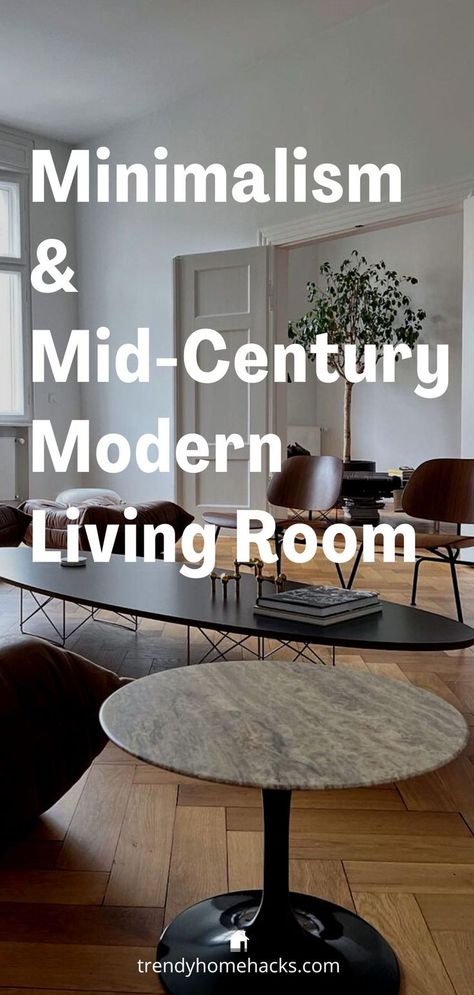 In this blog post, we’ll dive into the world of minimalism and mid-century modern design, exploring the characteristics of each style, and how they can be combined to create a beautiful and functional living space. We’ll provide tips on how to achieve this look in your own home, as well as examples of living rooms that have successfully incorporated both styles. Check it out on the blog! Living Toom Ideas, Modern Minimalist Living Room Minimalism, Bauhaus Living Room, Modern Minimal Living Room, Mid Century Modern Living Room Decor, Mcm Living Room, Minimalist Mid Century Modern, Minimal Living Room, Minimal Interior Design